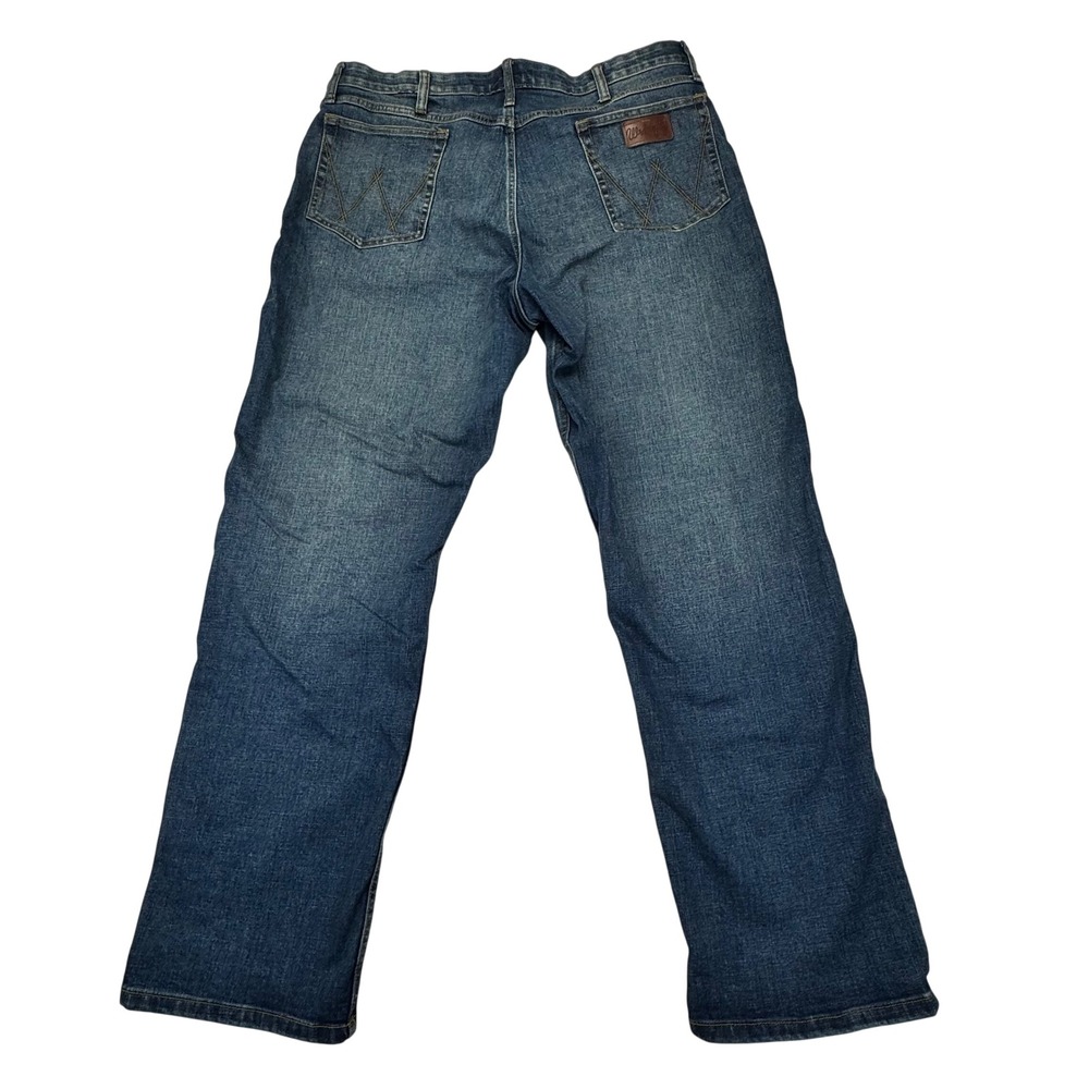 Wrangler 20X Competition Mens Straight Leg Medium Wash Blue Denim Jeans 38x34